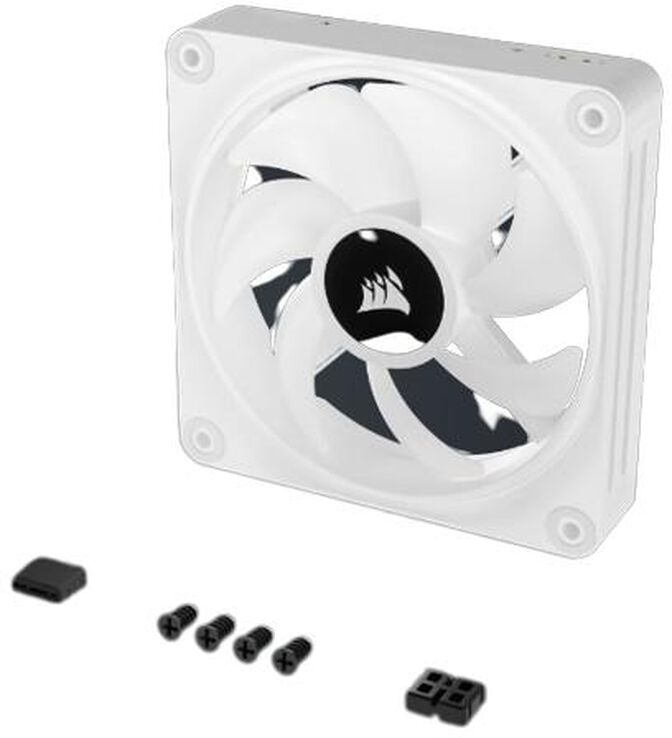 Ventilador Corsair iCUE Link QX120 RGB PWM Blanco 120mm (Pack 3) image number 5
