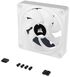 Ventilador Corsair iCUE Link QX120 RGB PWM Blanco 120mm (Pack 3) image number null