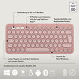 Rat&oacute;n Logitech Pebble 2 M350s Bluetooth Rosa image number null