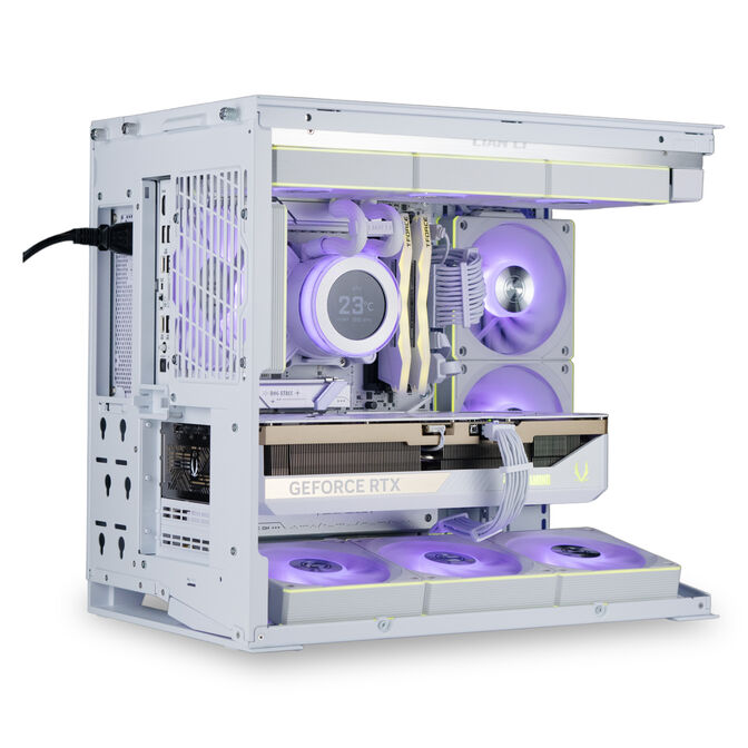 Ordenador King Mod Gamer-PC Lian Li Ryzen 7 9850X3D 64GB DDR5 2TB RTX 5080 WiFi W11 - White Edition image number 2