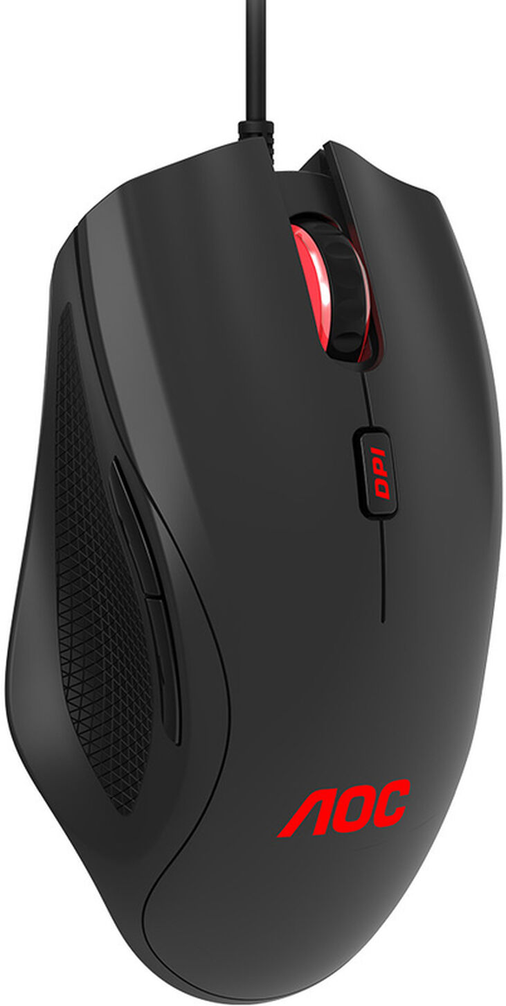 Ratón AOC Gaming GM200 4200DPI RGB Negro image number 1