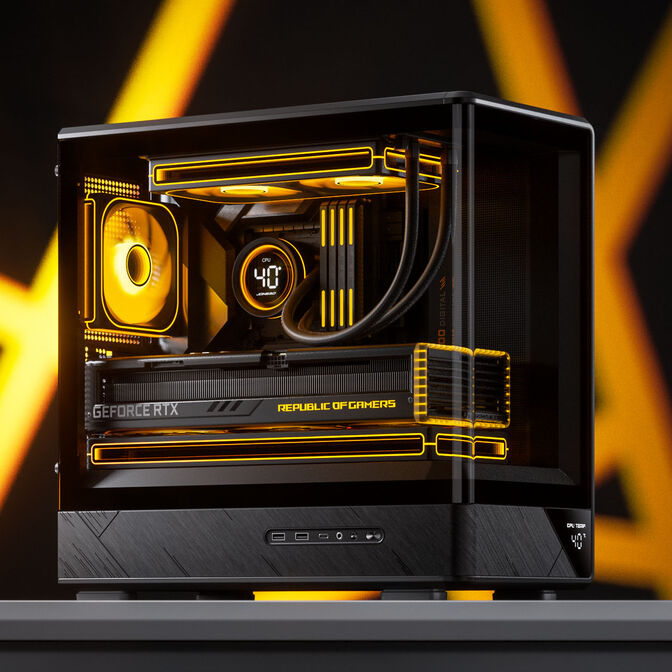 Caja Micro-ATX Jonsbo D200 Vidrio Templado Negro image number 2