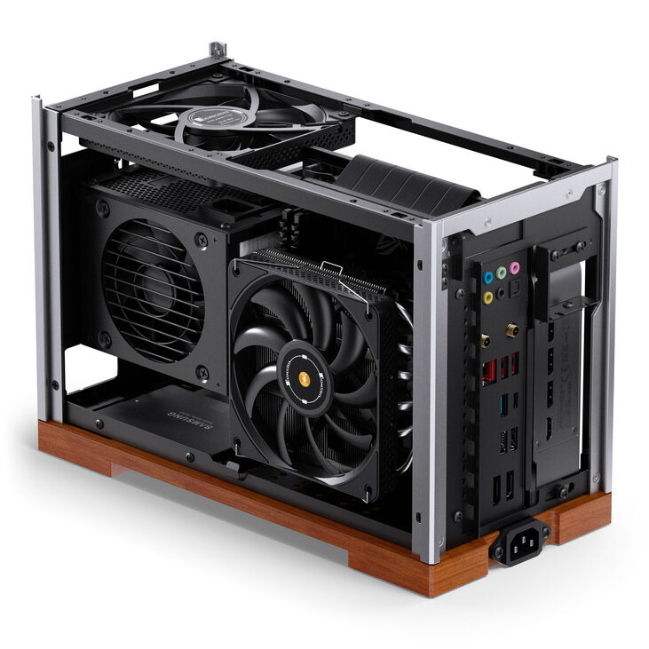 Caja Mini-ITX Jonsbo T9 Gris con Riser 4.0 image number 8