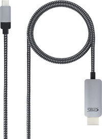 Cable Conversor NanoCable USB-C/M para HDMI/M 3 M Negro