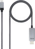Cable Conversor NanoCable USB-C/M para HDMI/M 3 M Negro image number null