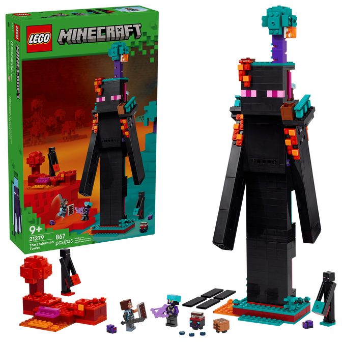 LEGO Minecraft: La Torre del Enderman, 867 Piezas (21279) image number 0