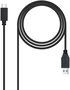 Cable USB 3.1 GEN2 10Gbps 3A Nanocable USB-C/M para USB-A/M 2 M Negro image number null