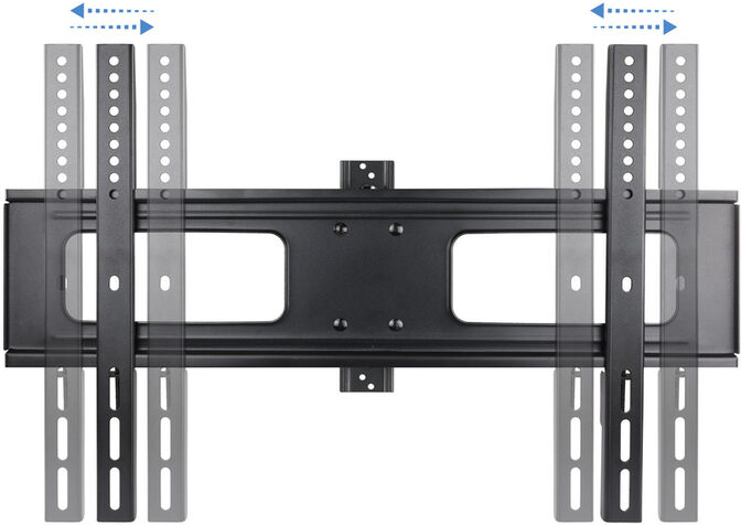 Soporte de Pared Tooq Tilt 3 Pivots 37" a 70" Max. 50kg Negro image number 2