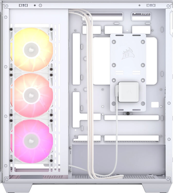 Torre ATX Corsair iCUE LINK 3500X RGB Blanco Cristal Templado image number 4