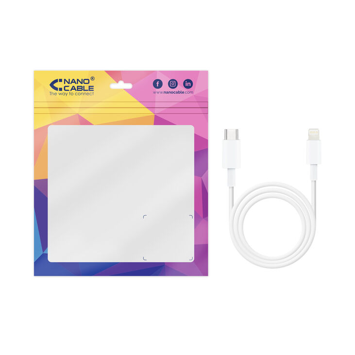 Cable Lightning NanoCable Lightning para USB-C 1 M image number 7