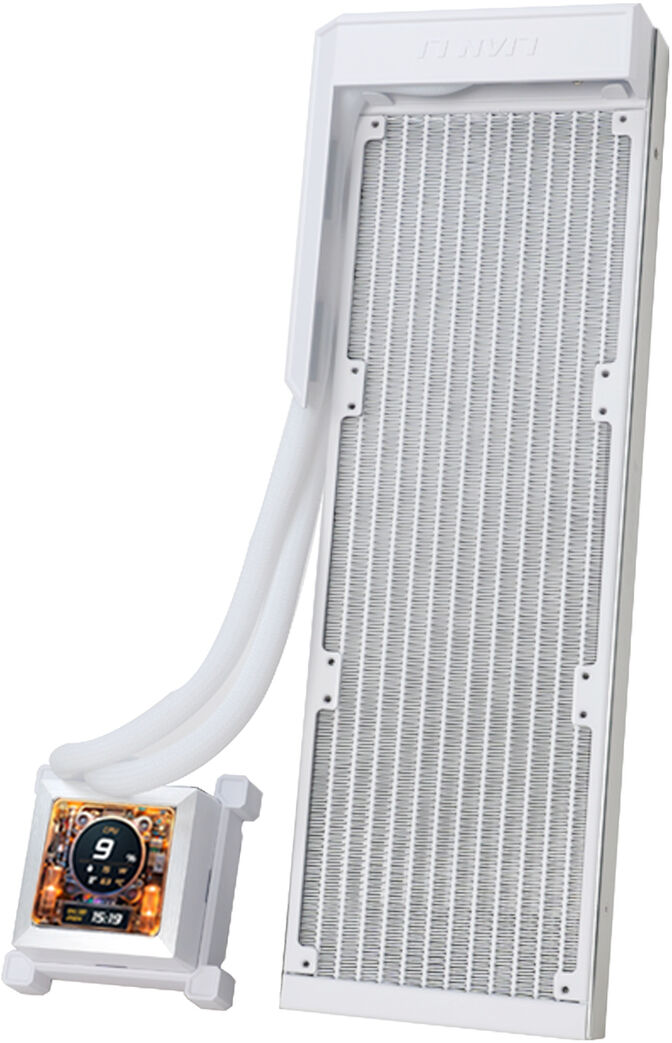 Kit Refrigeraci&oacute;n L&iacute;quida CPU AIO Lian Li HydroShift LCD 360 Blanco - 360mm S/Ventiladores image number 1