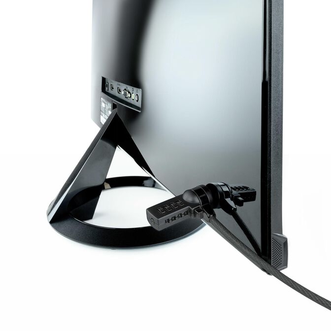 Cable de Seguridad para Port&aacute;til con Combinaci&oacute;n 1,5 M Gris Oscuro image number 5