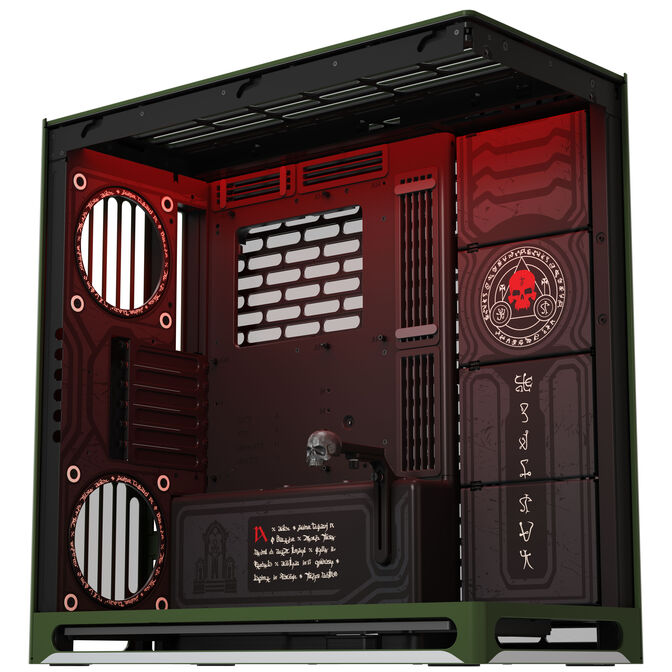 Caja ATX HAVN HS 420 Base Negro DOOM The Dark Ages Limited Edition image number 2