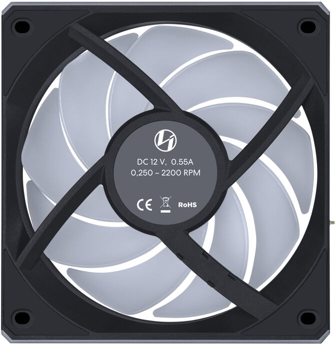 Ventilador Lian Li UNI FAN CL120 Wireless RGB PWM Negro 120mm image number 7