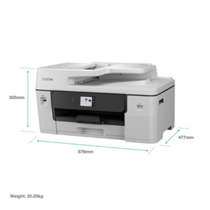 Impresora Multifunci&oacute;n de Inyecci&oacute;n de Tinta Brother MFC-J6760DW A3 WiFi image number 2