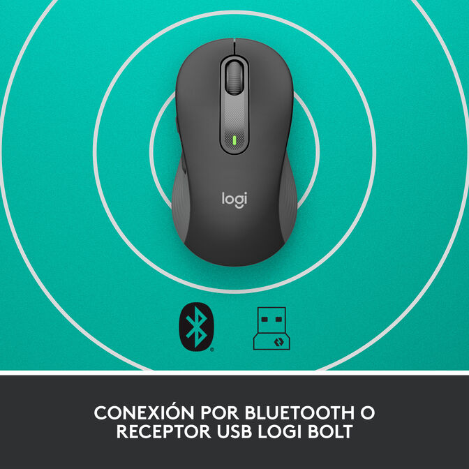 Rat&oacute;n Logitech Signature M650 Wireless Graphite image number 10