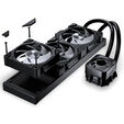 Water Cooler CPU Phanteks Glacier One 360D30 DRGB X2 Negro - 360mm image number null