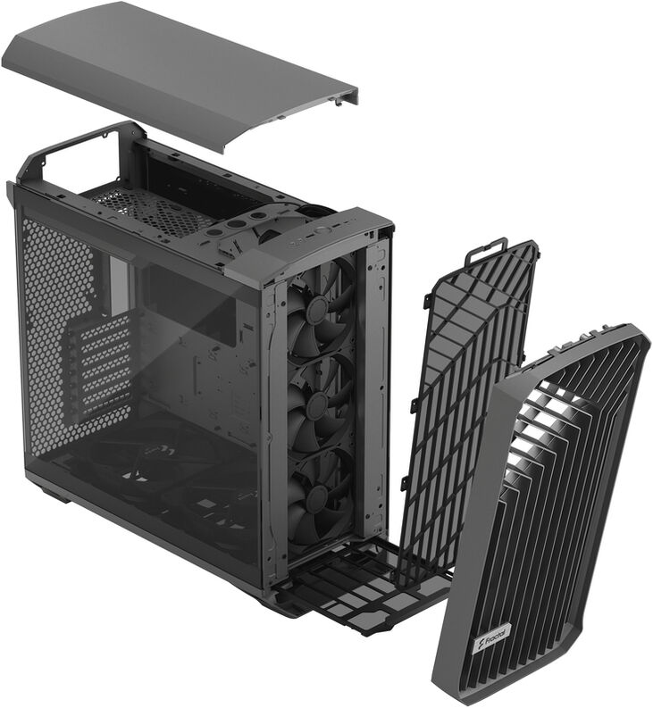 Torre E-ATX Fractal Design Torrent Gray Cristal Templado Light Tint image number 17