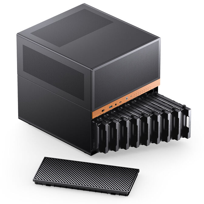 Caja Micro-ATX Jonsbo N6 Negro image number 7