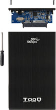 Caja Externa HDD Tooq 2.5" SATA (9mm) - USB 3.0 Negro image number null