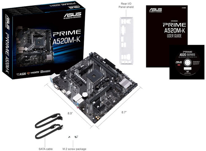 Placa Base Asus PRIME A520M-K image number 4