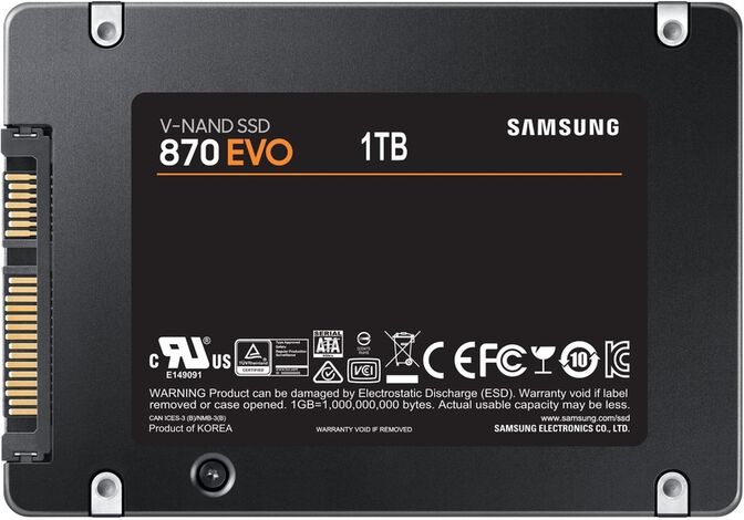 SSD Samsung 870 EVO 1TB SATA III (560/530MB/s) image number 3