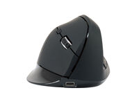 Ratón Conceptronic LORCAN Ergonómico 6 Botones Bluetooth Recargable Negro