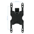 Soporte de Pared Tooq Tilt e GiRat&oacute;nrio 2 Pivots 13" a 42" 190mm Max. 20kg Negro image number null