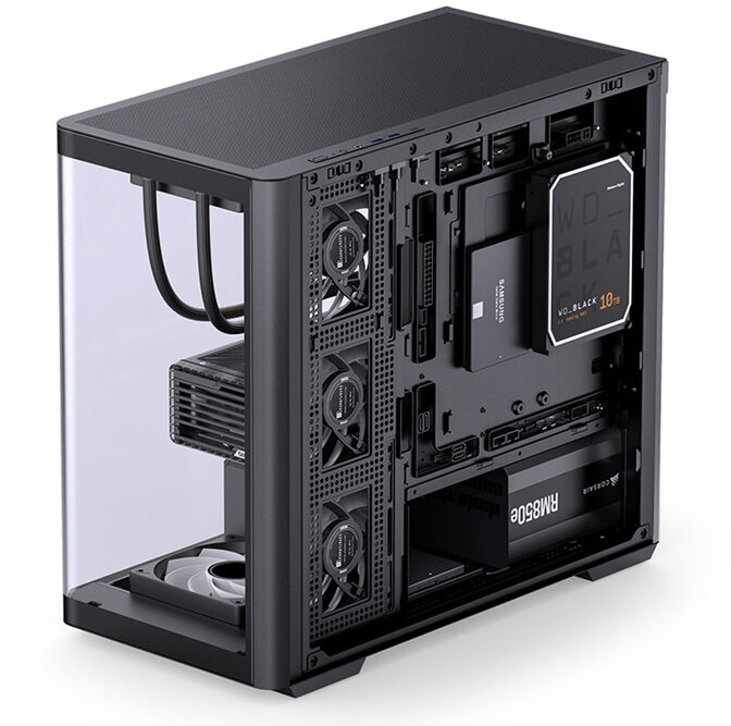 Caja Micro-ATX Jonsbo D300 Vidrio Templado Negro image number 8