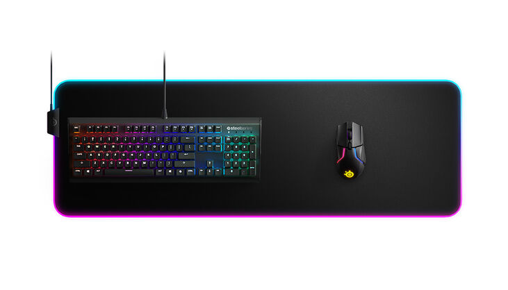 Alfombrilla SteelSeries QcK Prism Cloth RGB - XL image number 1