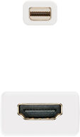 Adaptador NanoCable Mini DisplayPort M para HDMI F 15 CM Blanco image number null