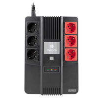 UPS NGS Off-line Fortress Bunker 600VA 360W 6 Tomas de Protección
