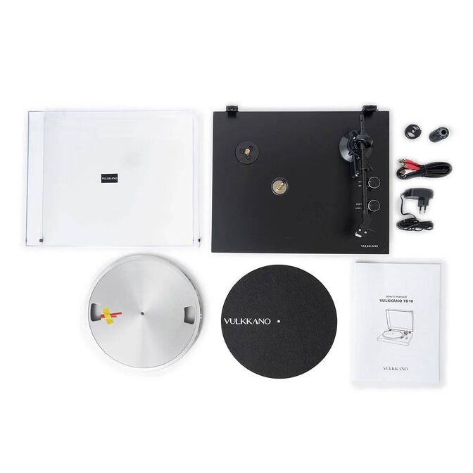 Tocadiscos Vulkkano TD10 10W Bluetooth USB Negro image number 7