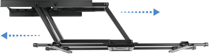 Soporte de Pared Tooq Tilt e GiRatónrio 3 Pivots 43" a 90" Max. 75Kg image number 3