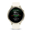 Smartwatch Garmin Venu 4 41mm Dourado/Branco image number null