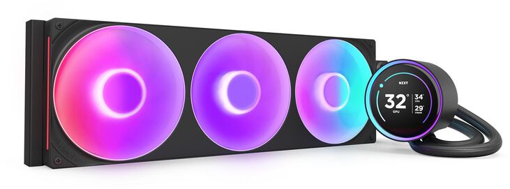 Kit de Refrigeración Líquida CPU NZXT Kraken Elite 420 (2025) RGB Negro image number 4