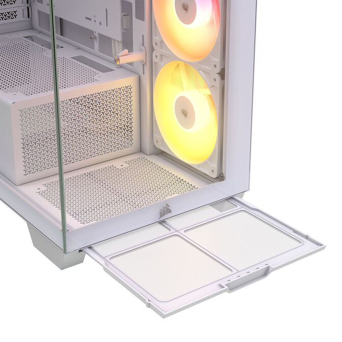 Torre Micro-ATX Corsair 2800X RS-R ARGB Blanco Cristal Templado image number 11