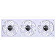 Ventilador Jonsbo ZB-360 RGB de Marco &Uacute;nico de Flujo Invertido Blancos &ndash; Triple Ventilador 120mm (360mm) image number null