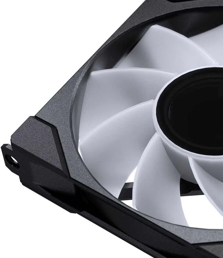 Ventilador Phanteks M25 Gen2 PWM Reverse Airflow D-RGB 120mm Negro (Pack 3) image number 5