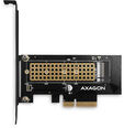 Adaptador AXAGON PCEM2-N PCIe-3.0-x4, 1x M.2/NVMe/SSD con disipador pasivo image number null