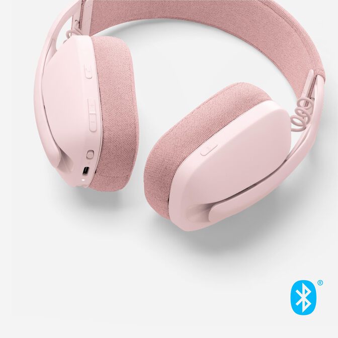 Auriculares Logitech ZONE Vibe 100 Bluetooth Rosa image number 4