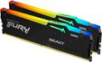Kingston Kit 64GB (2 x 32GB) DDR5 6400MHz FURY Beast RGB EXPO Negro CL32 image number null