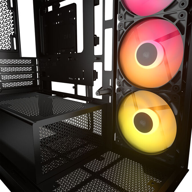 Torre Micro-ATX Corsair 2800X RS-R ARGB Negro Cristal Templado image number 9
