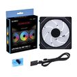 Ventilador Lian Li UNI FAN SL140 Infinity Wireless RGB Reverse Blade PWM Negro 140mm image number null