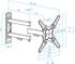Soporte de Pared Tooq Tilt e Giratónrio 13" a 43" 66-370 mm Max. 20kg Negro image number null
