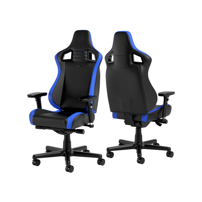 Silla noblechairs EPIC Compact - Negro /Carbono /Azul image number 1