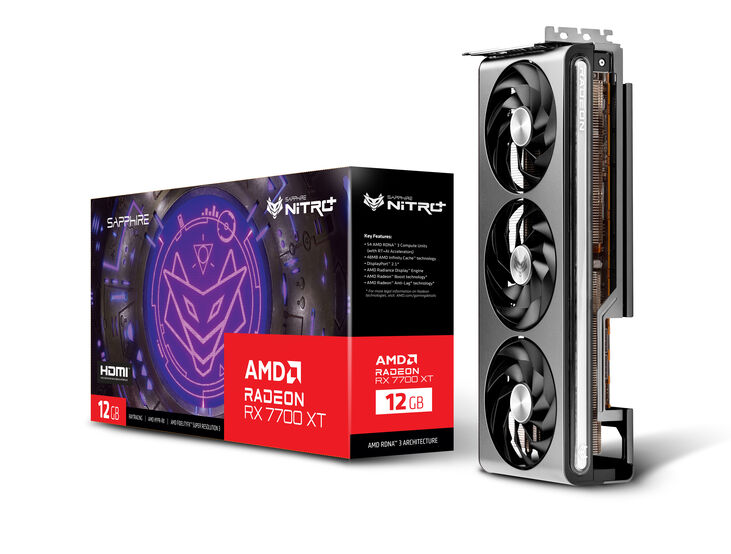 Tarjeta Gráfica Sapphire Radeon RX 7700 XT Nitro+ OC 12GB GDDR6 image number 6