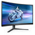Monitor Curvo Gaming Philips EVNIA 27" 27M2C5500W VA QHD 240Hz 0.5ms FreeSync Premium Pro HDR400 image number null
