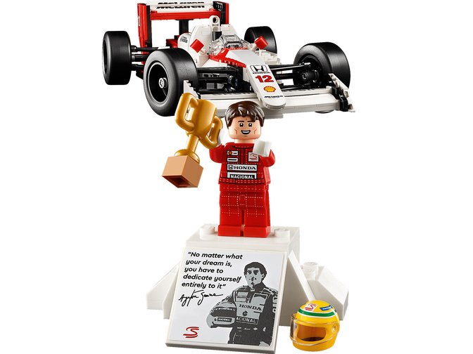 LEGO Icons: McLaren MP4/4 y Ayrton Senna, 693 Piezas (10330) image number 6