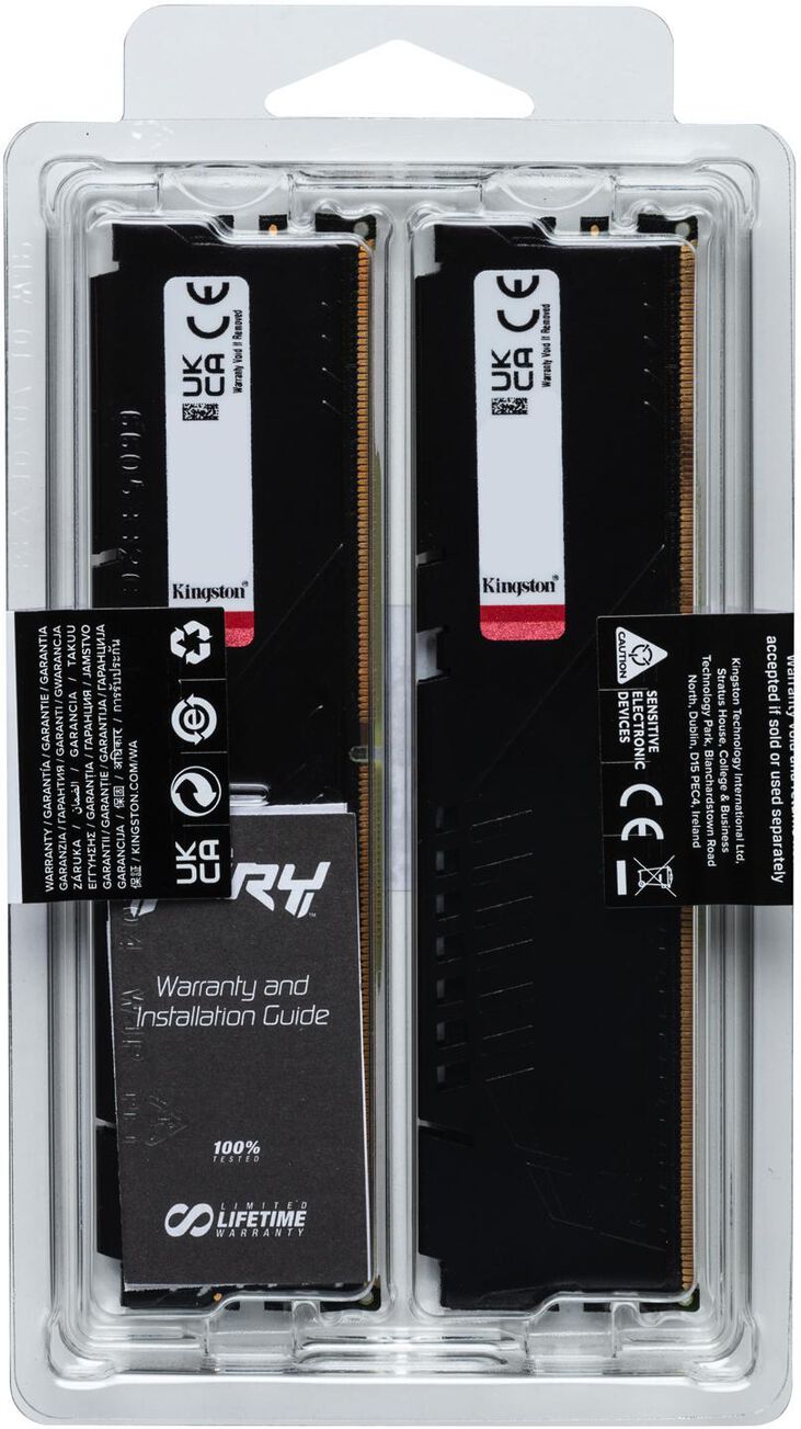 Kingston Kit 32GB (2 x 16GB) DDR5 6000MHz FURY Beast Negro CL30 image number 5